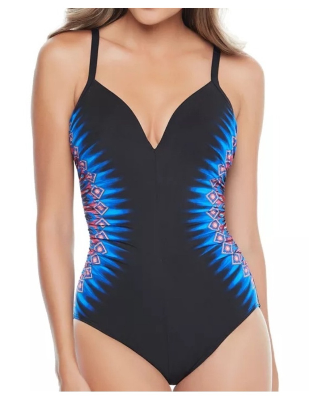 Miraclesuit NEW Casablanca Temptation One Piece Swimsuit Size 18 DD Slimming